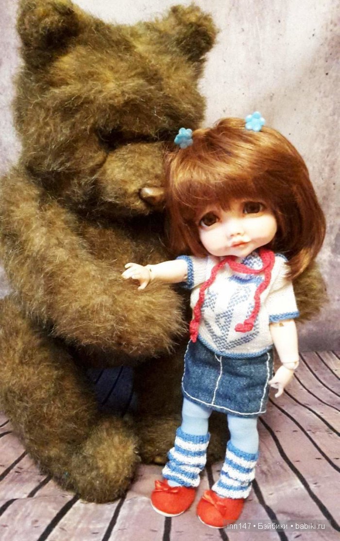 Как Ромашка готовилась к конкурсу "Кукла с мишкой" 14.12 - 25.12.15