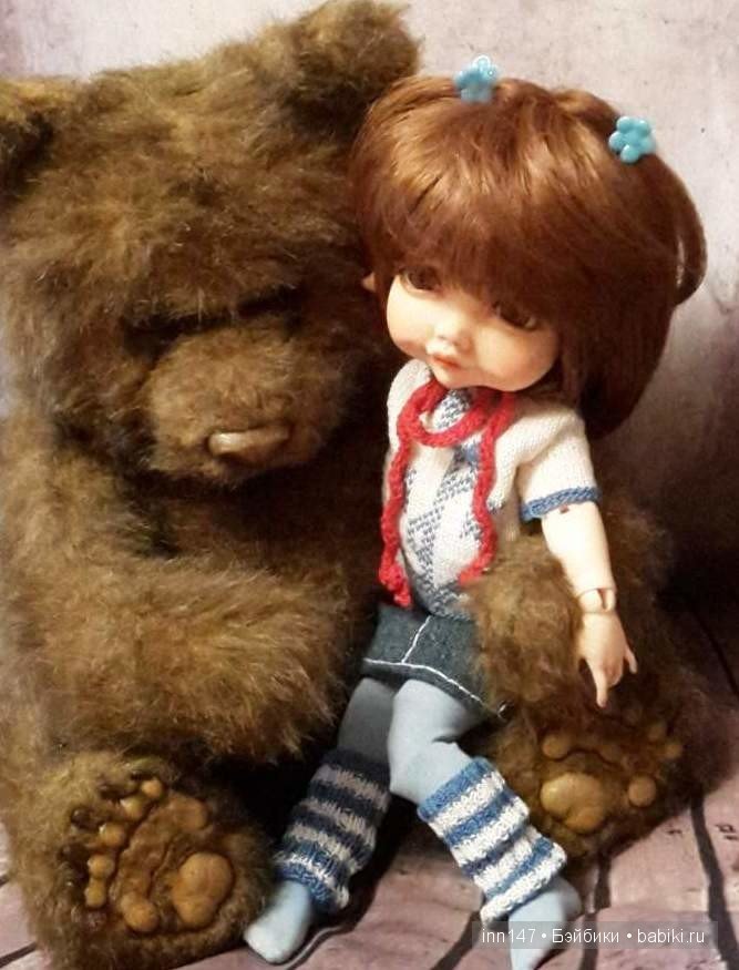 Как Ромашка готовилась к конкурсу "Кукла с мишкой" 14.12 - 25.12.15