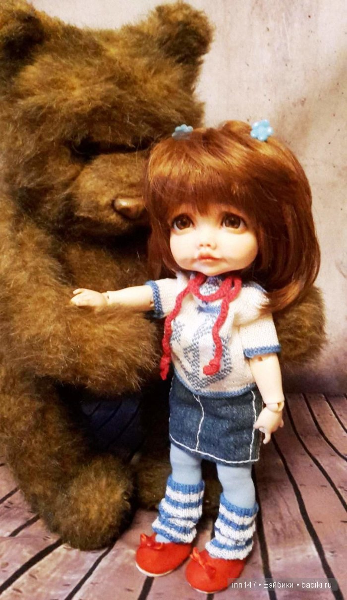 Как Ромашка готовилась к конкурсу "Кукла с мишкой" 14.12 - 25.12.15