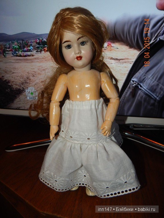 Маленькая Марселька — Антикварные куклы Armand Marseille (AM): молд 390 (фото 5)