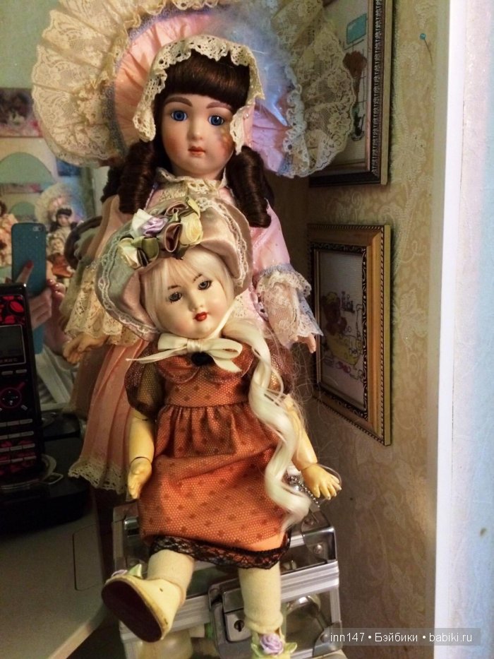 Маленькая Марселька — Антикварные куклы Armand Marseille (AM): молд 390 (фото 7)