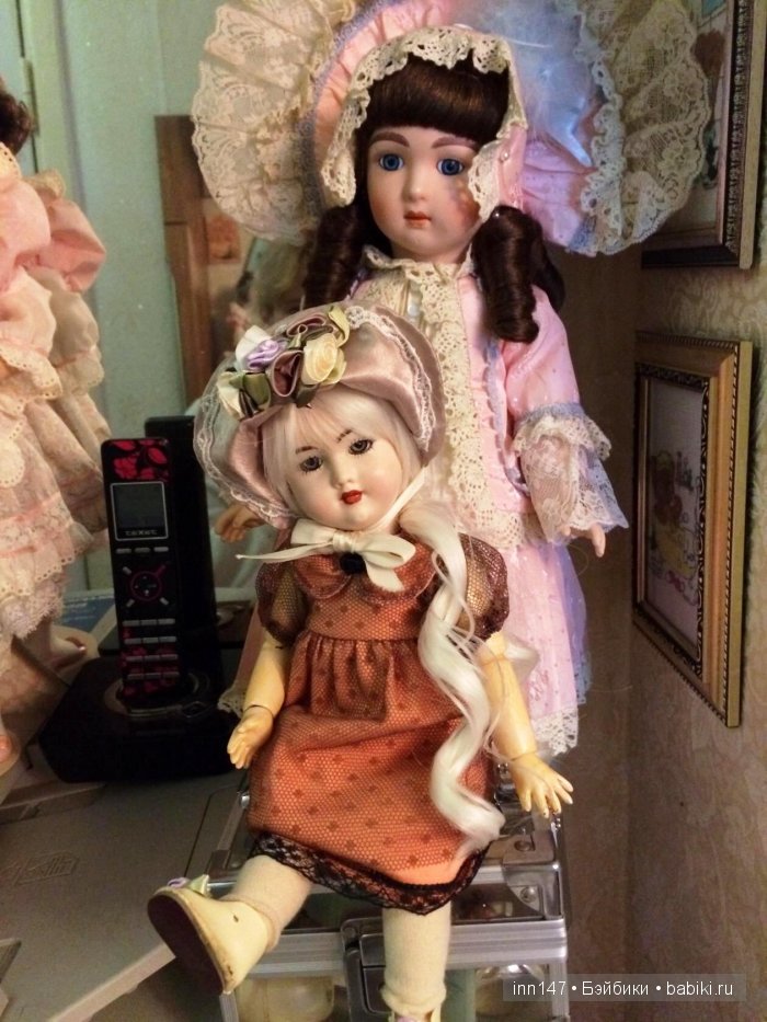 Маленькая Марселька — Антикварные куклы Armand Marseille (AM): молд 390 (фото 8)