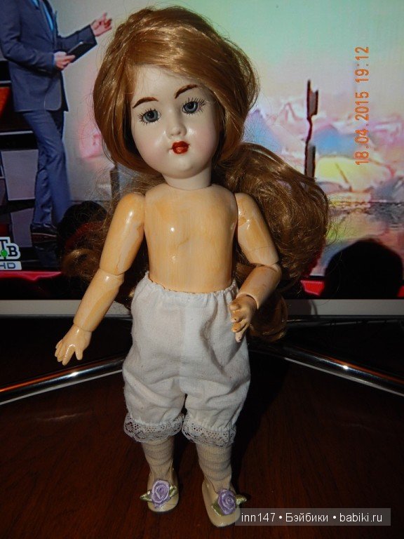 Маленькая Марселька — Антикварные куклы Armand Marseille (AM): молд 390 (фото 4)