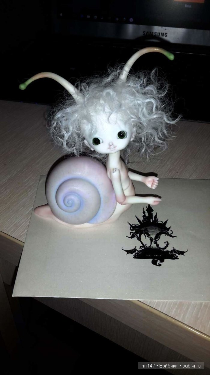 Мила, улиточная фея — Гибридизация кукол BJD (БЖД): пересадка головы (фото 3)