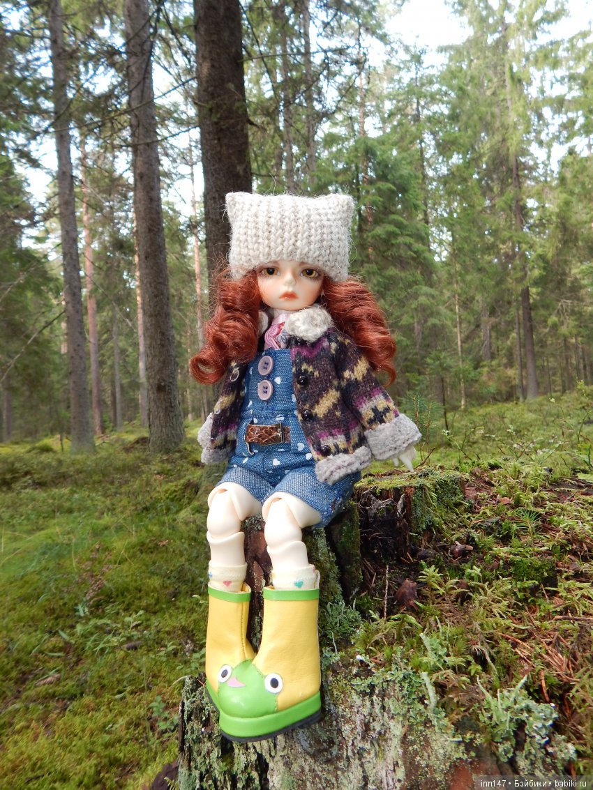 Осень. Мы в пригороде Санкт-Петербурга с Вивиан вышли на прогулку