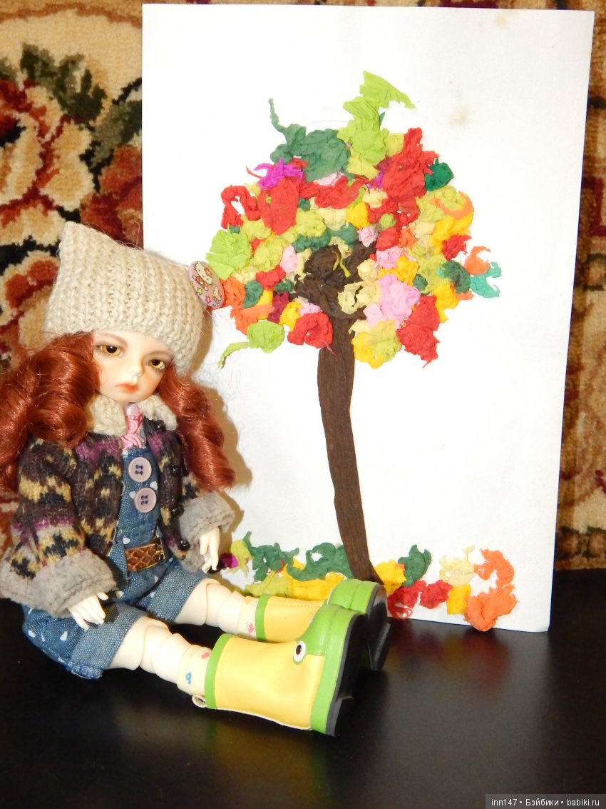 Осень. Мы в пригороде Санкт-Петербурга с Вивиан вышли на прогулку (фото 4)