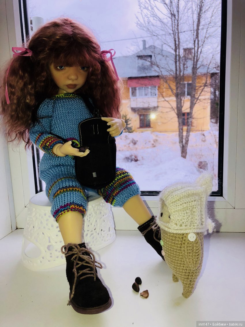 Эми и ее друг совёнок — Куклы F&B Doll Studio: российские BJD (БЖД) (фото 8)