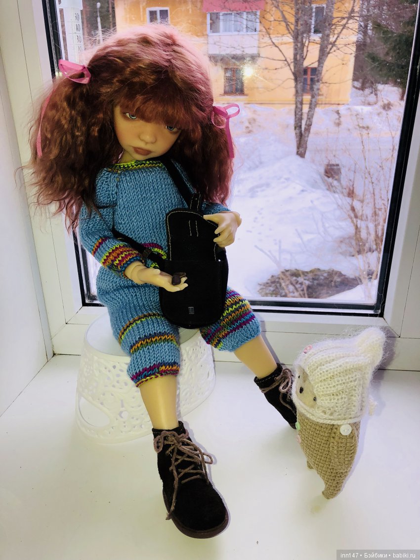 Эми и ее друг совёнок — Куклы F&B Doll Studio: российские BJD (БЖД) (фото 7)