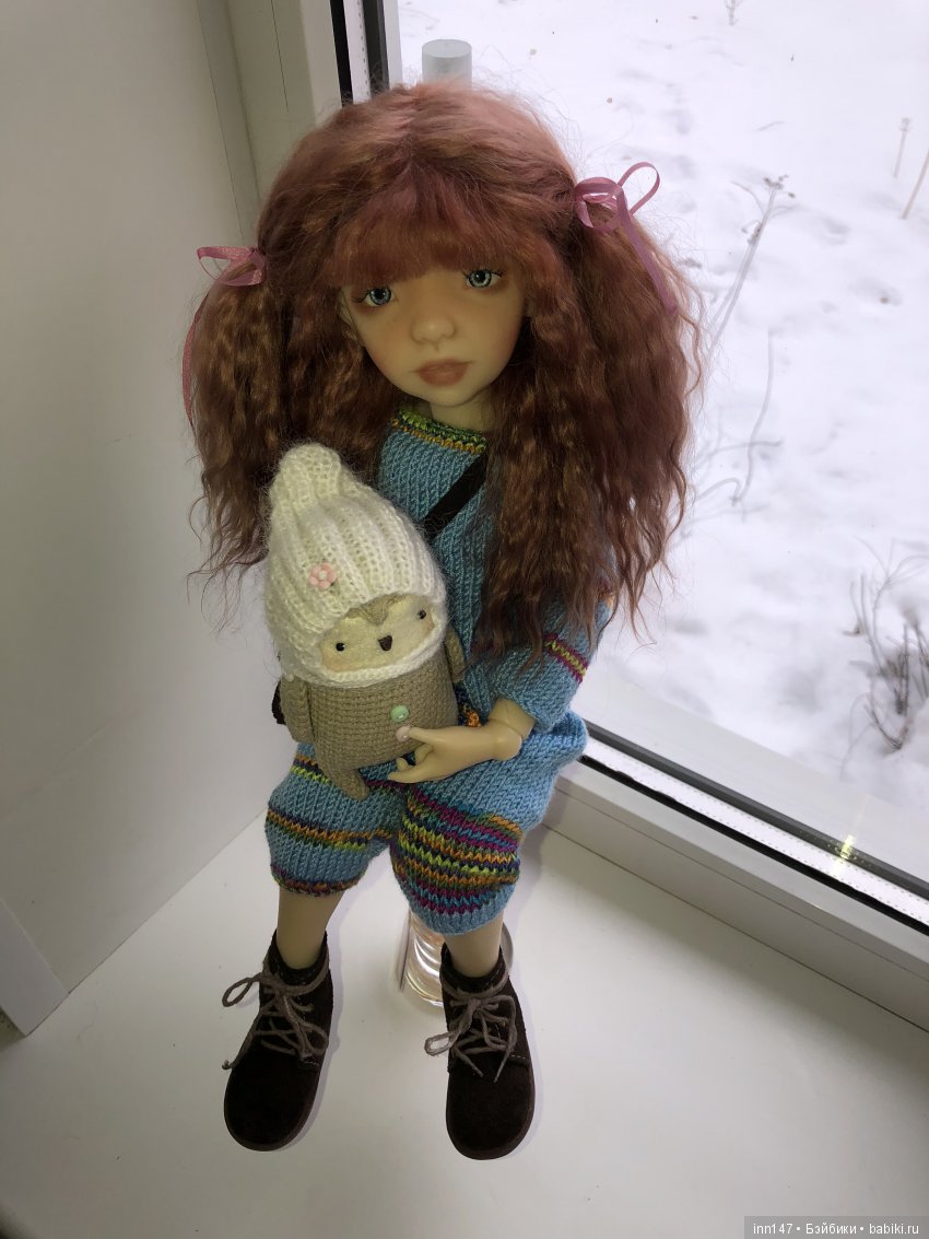 Эми и ее друг совёнок — Куклы F&B Doll Studio: российские BJD (БЖД) (фото 5)
