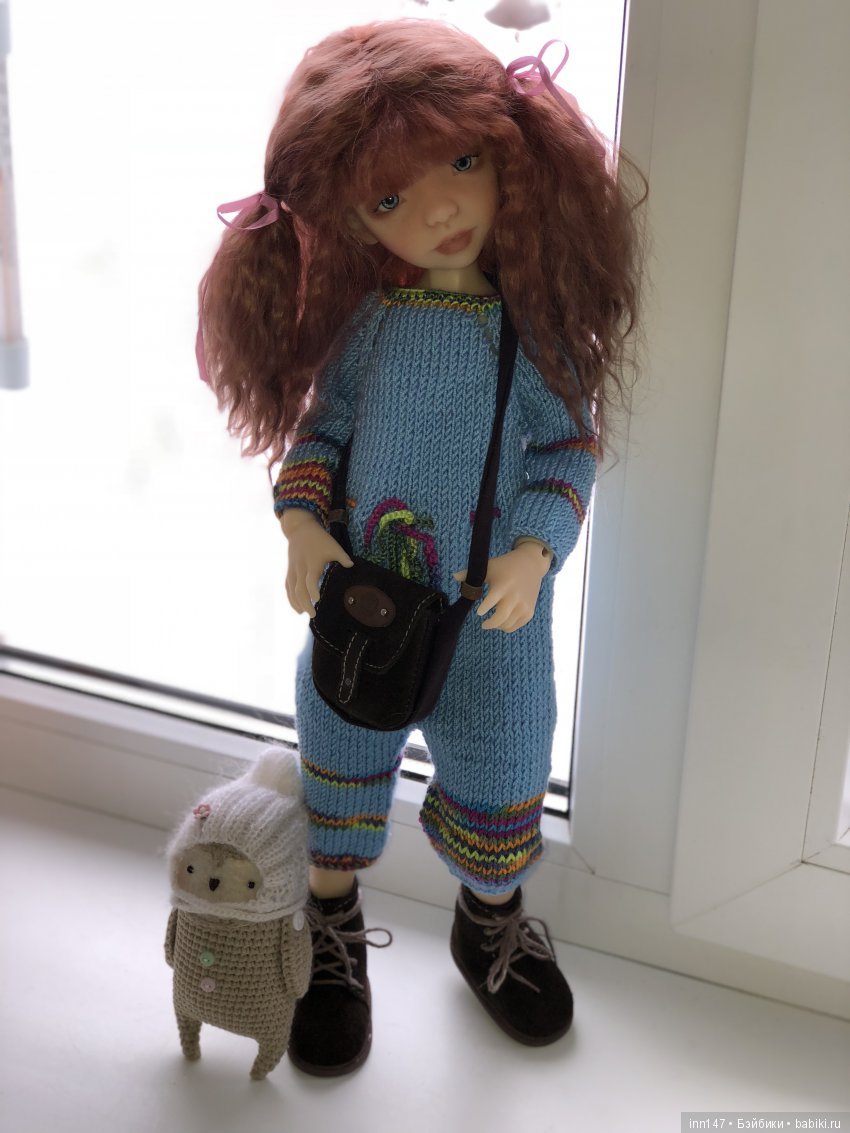 Эми и ее друг совёнок — Куклы F&B Doll Studio: российские BJD (БЖД) (фото 3)