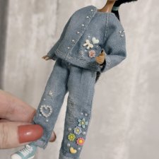 Джинсовый костюм на пижамок или Жу