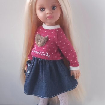 кукла на Новый год