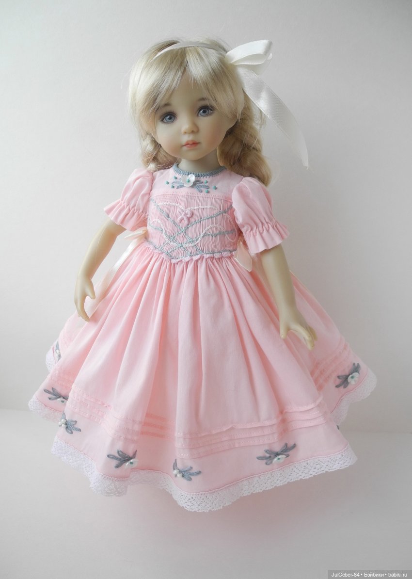 Вышивка смоки в нарядах для Little Darling (фото 5)