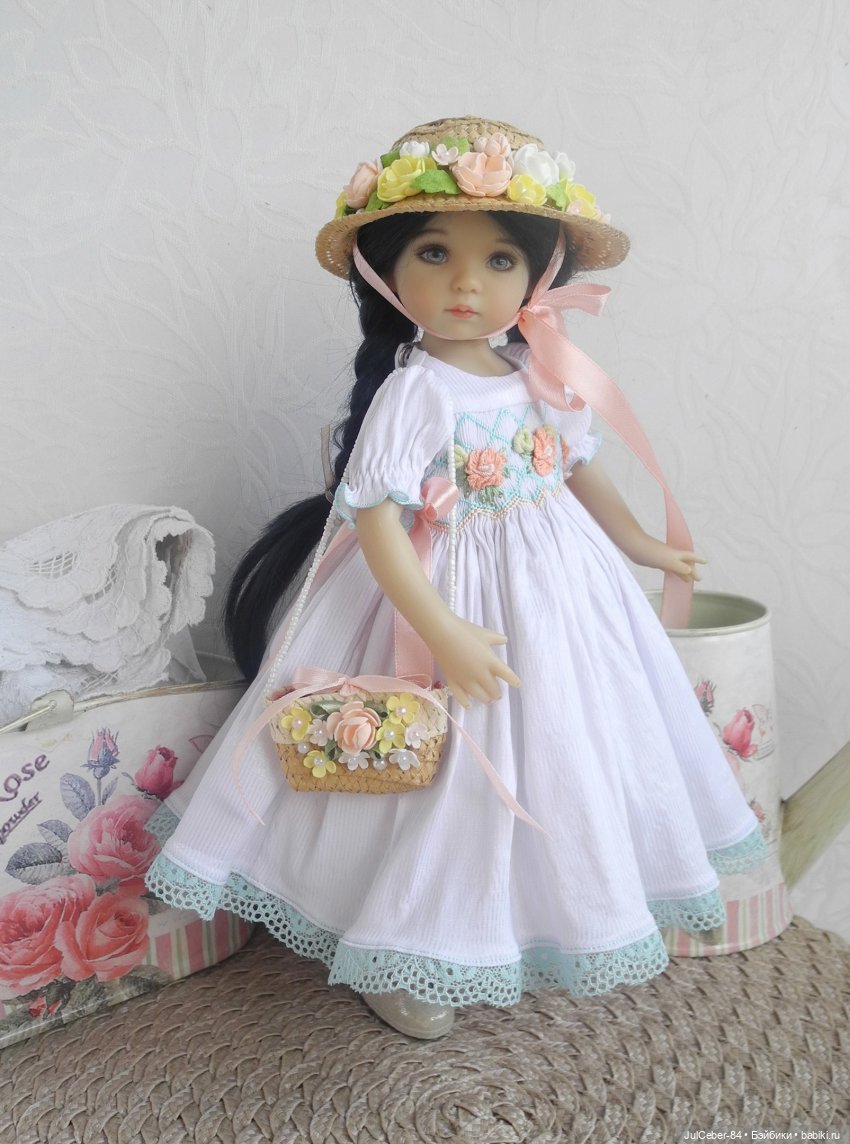 Вышивка смоки в нарядах для Little Darling (фото 7)