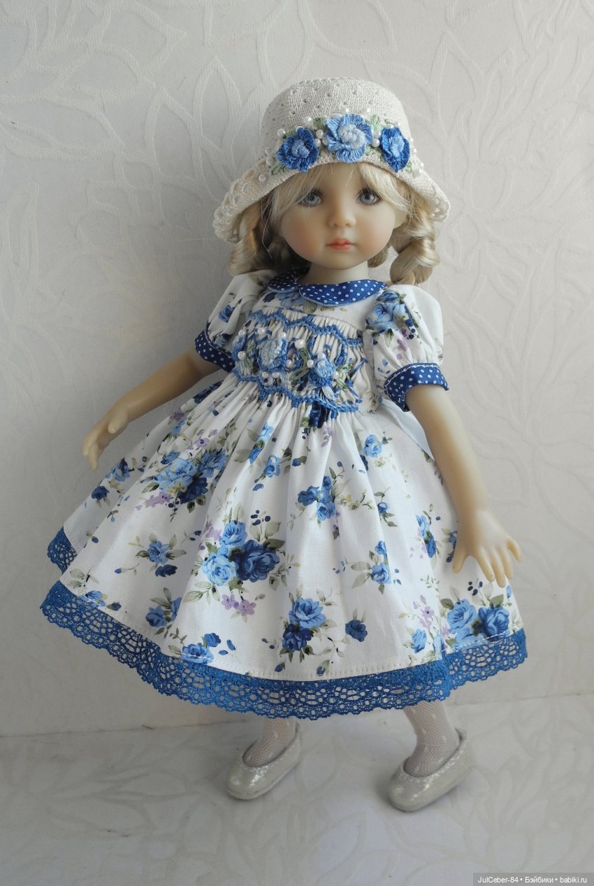 Вышивка смоки в нарядах для Little Darling