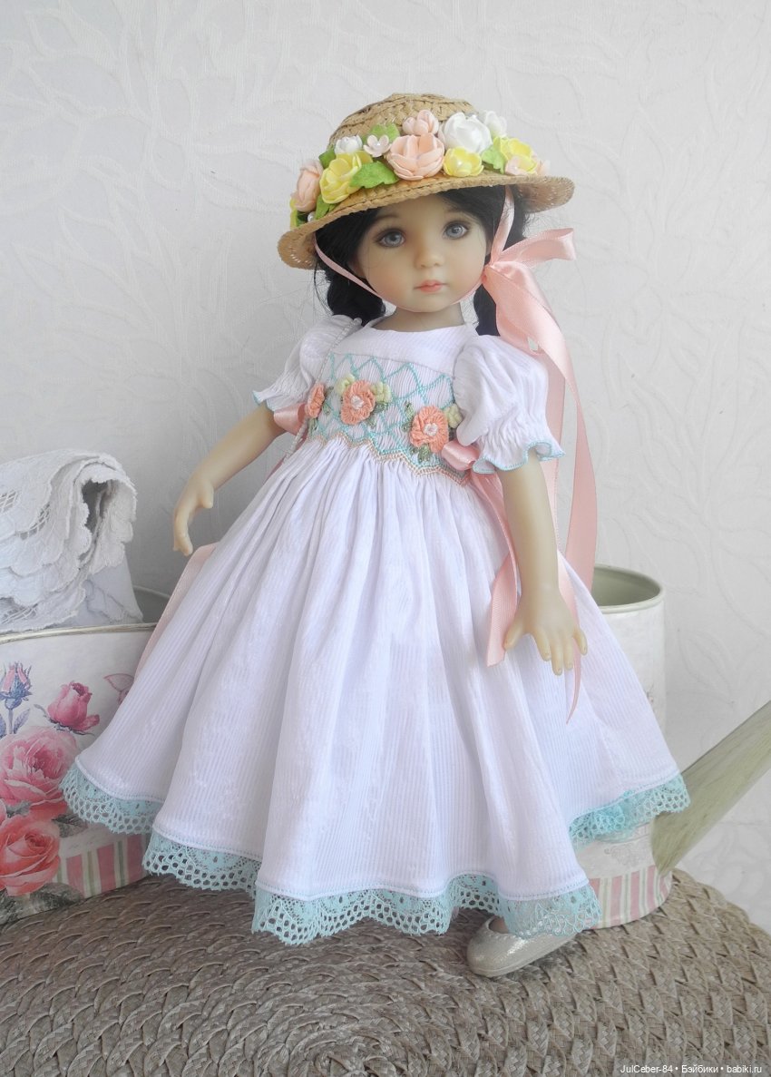 Вышивка смоки в нарядах для Little Darling (фото 6)