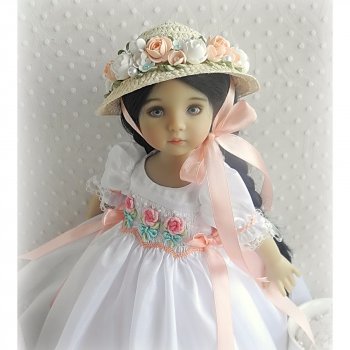 Вышивка смоки в нарядах для Little Darling