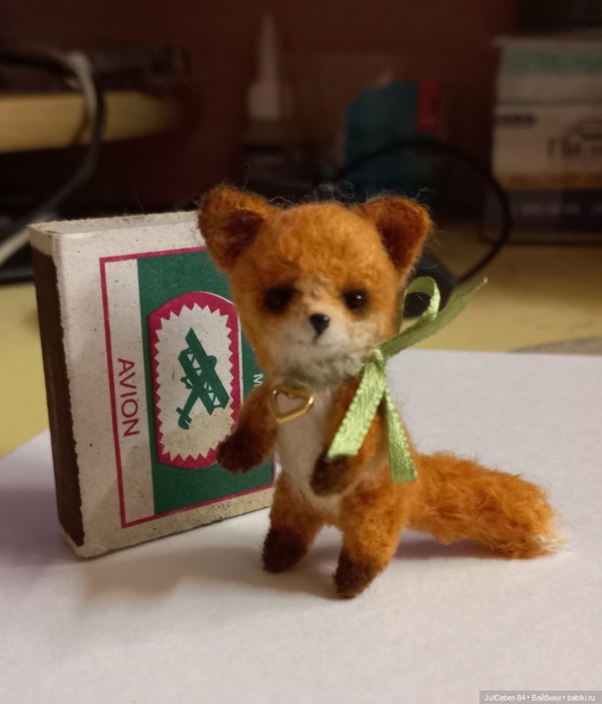 Лисья семека (вязанная миниатюра) (фото 5)