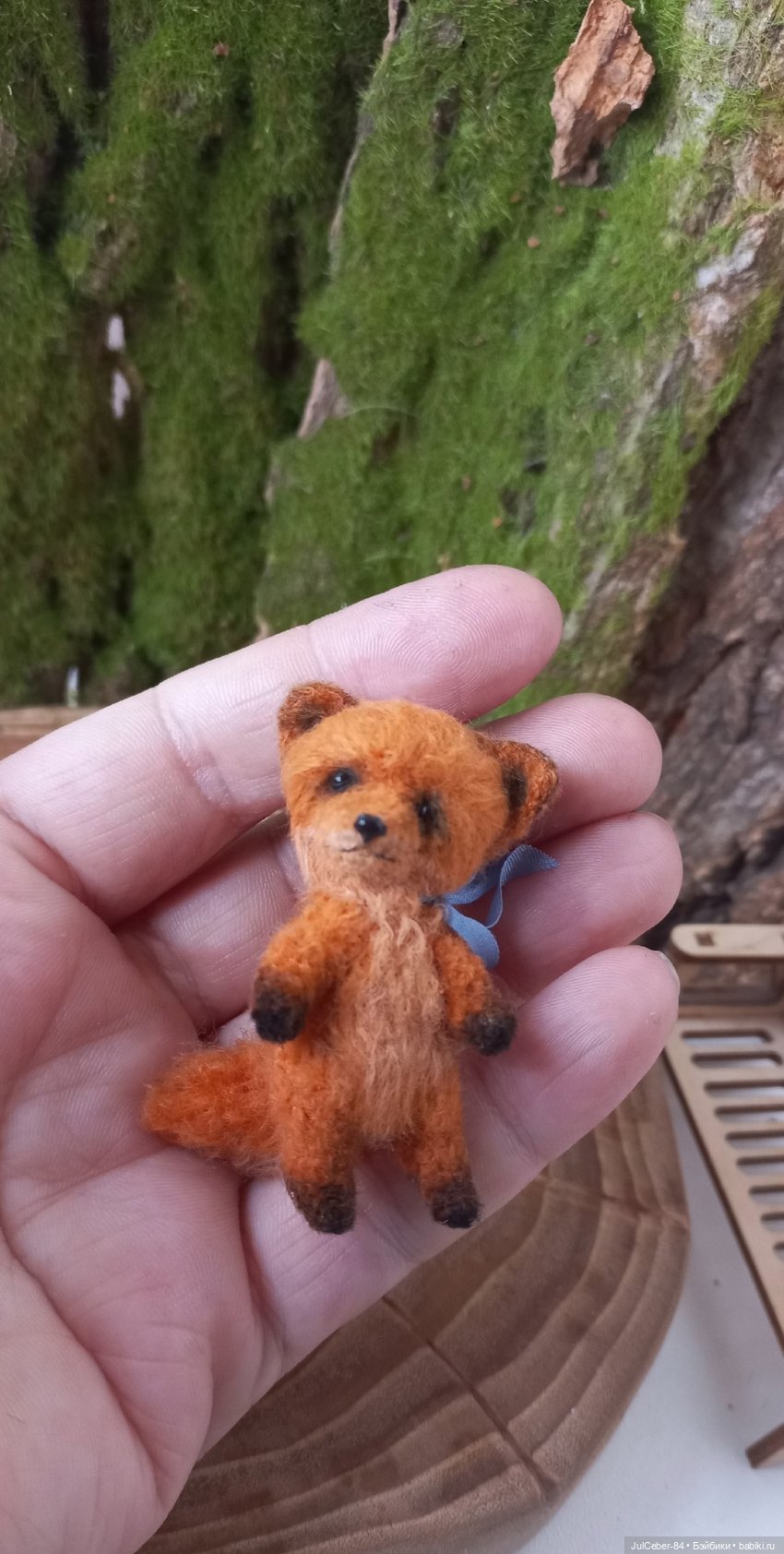 Лисья семека (вязанная миниатюра) (фото 10)