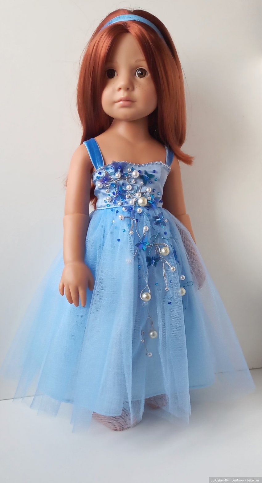 Бальное платье для Gotz — Одежда и обувь для кукол своими руками: фото (фото 4)