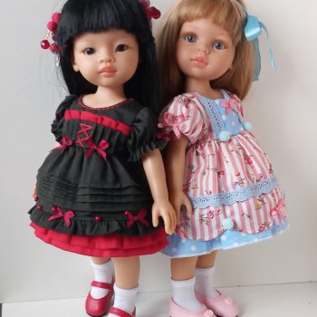 Проба пера в стиле Лолита для кукол Paola Reina