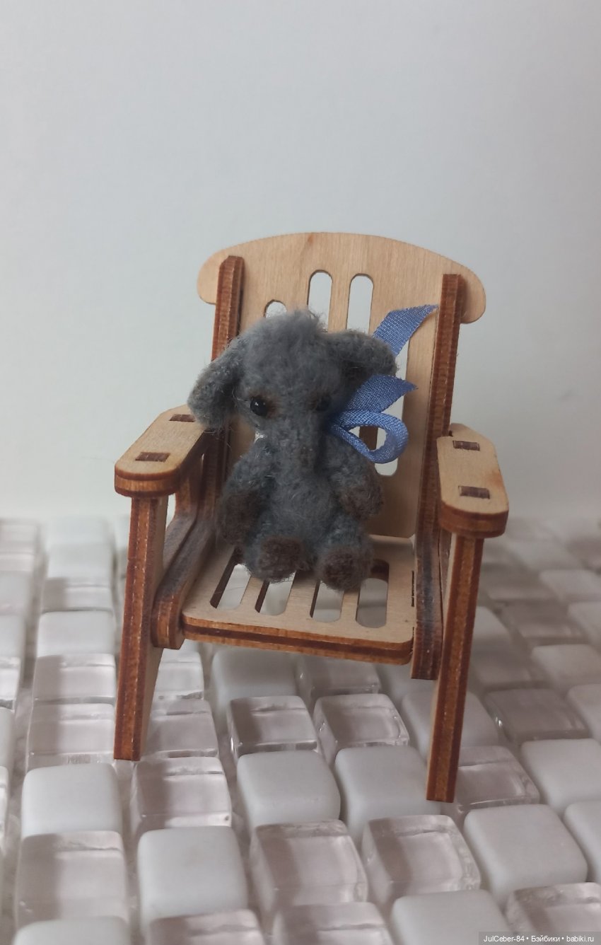 Маленький слоник — Вязаные игрушки и амигуруми: крючком (фото 7)