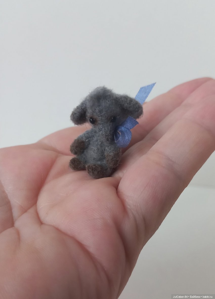 Маленький слоник — Вязаные игрушки и амигуруми: крючком (фото 5)