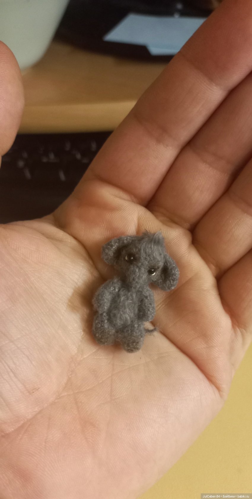 Маленький слоник — Вязаные игрушки и амигуруми: крючком (фото 8)