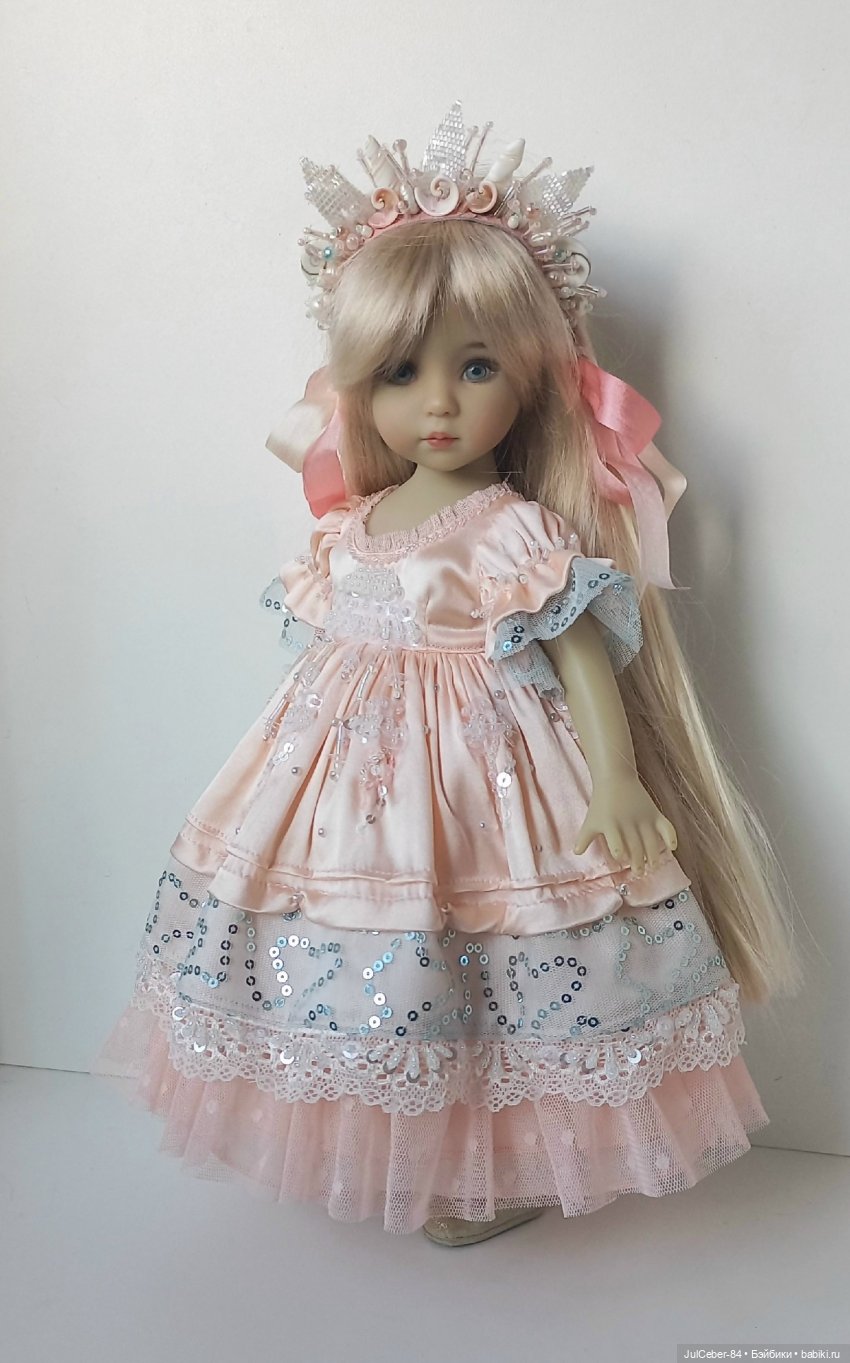 Ещё один образ принцессы моря для Куколки Дианы Эффнер (фото 8)