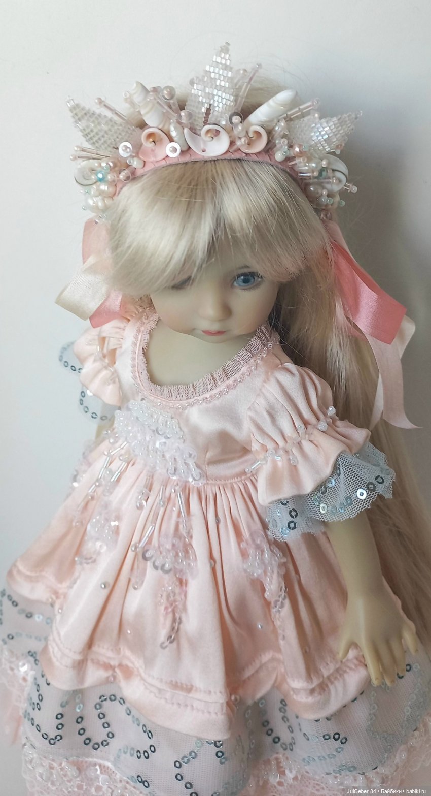 Ещё один образ принцессы моря для Куколки Дианы Эффнер (фото 10)