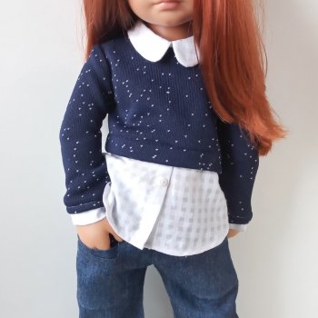 Один фасон костюма, а столько вариантов