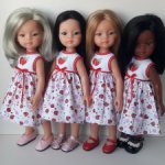 Платья для куколок  Paola Reina 32 - 34 cм