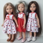 Платья для куколок  Paola Reina 32 - 34 cм