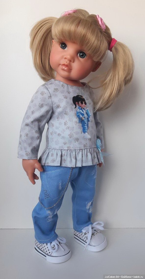 Щекастенькая гостья — Одежда и обувь для кукол своими руками: фото