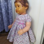 Платье на куклу 62 см