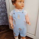 Комбез и футболка на кукол 60-68 см