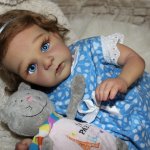 Малышка-реборн из молда Маленка