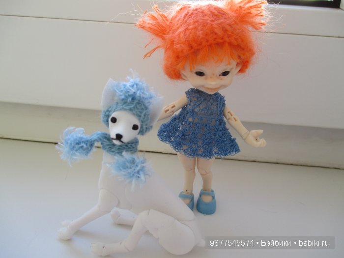 И снова Катя ( Бжд реалпуки) и ее любимая собачка Тойчик ( Бжд студио Elleo) (фото 3)