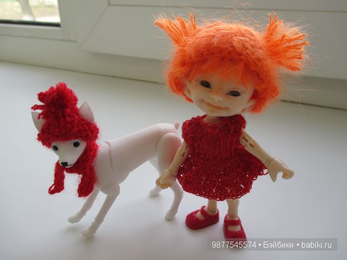 Опять Катя ( реалпуки) и Тойчик ( бжд собачка)