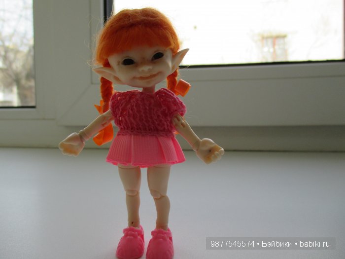 Катя в новом паричке | Бэйбики Катя в новом паричке — Куклы Fairyland (ФэйриЛэнд): BJD (БЖД) (фото 2)