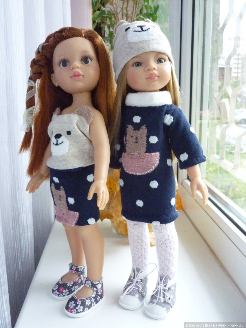 Носочки превращаются... в одежду для Паолочек (фото 7)