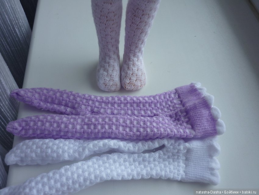 Носочки превращаются... в одежду для Паолочек