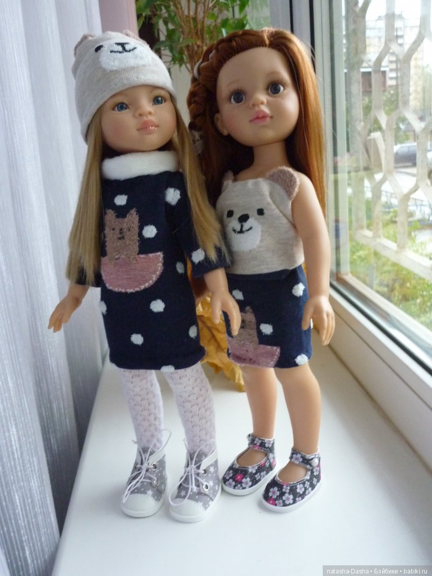 Носочки превращаются... в одежду для Паолочек (фото 8)