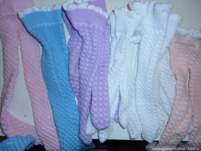 Носочки превращаются... в одежду для Паолочек
