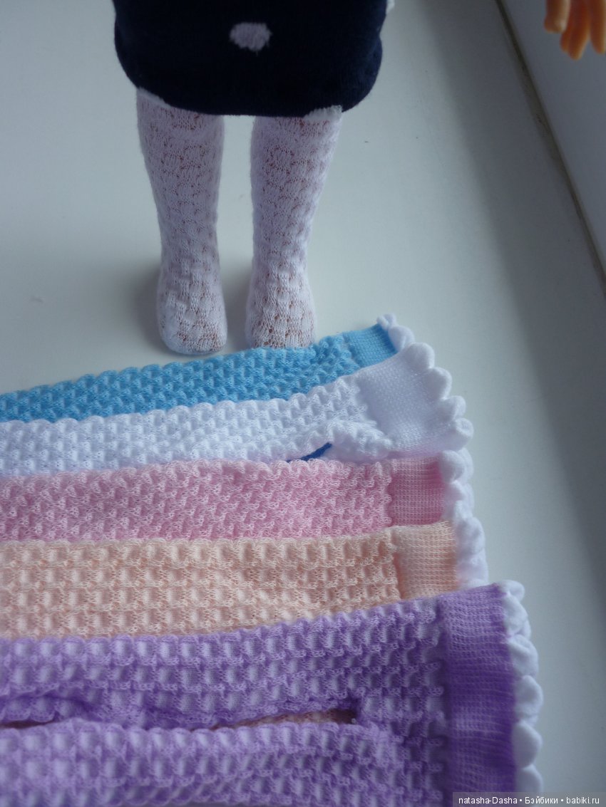 Носочки превращаются... в одежду для Паолочек