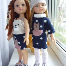 Носочки превращаются... в одежду для Паолочек