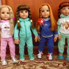 Мои девочки Готц получили посылочки, принарядились