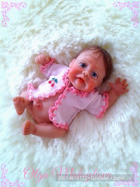 Здравствуйте девочки! Сегодня я хочу вам показать своих мини кукол из запекаемой пластики (фото 2)
