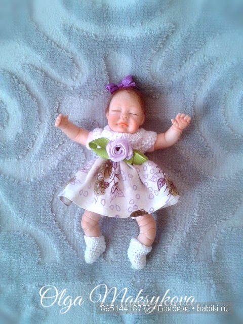 Авторская кукла Вероничка 11 см (фото 4)