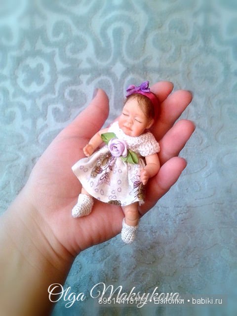 Авторская кукла Вероничка 11 см